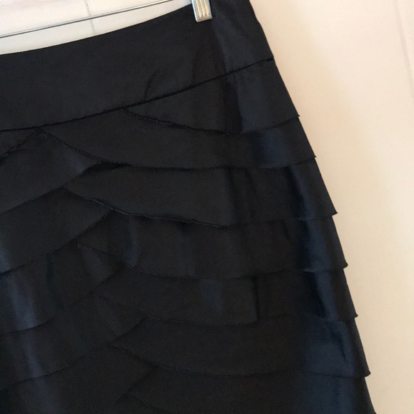 Forever 21 XXI Black Waterfall Skirt - Picture 2 of 8